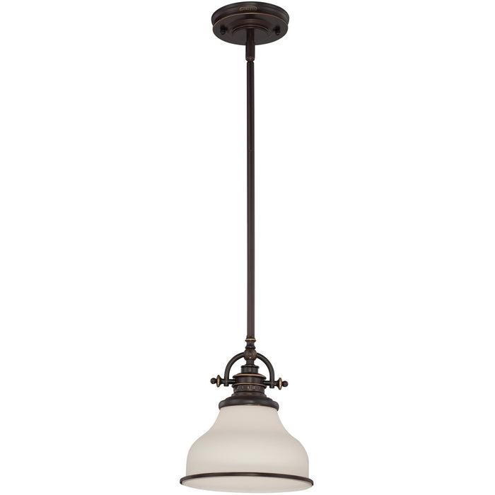 Quoizel GRT1508PN One Light Mini Pendant, Palladian Bronze