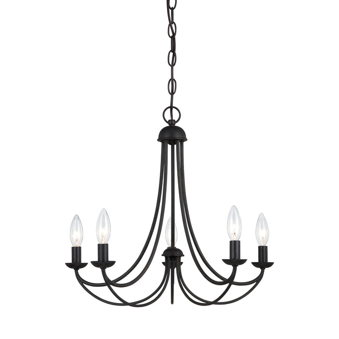 Quoizel MRN5005IB Five Light Chandelier, Imperial Bronze
