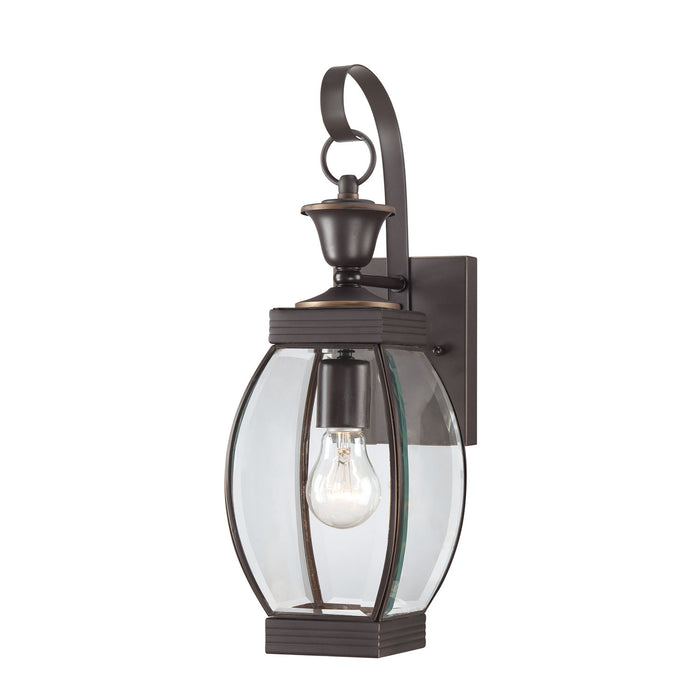 Quoizel OAS8406Z One Light Outdoor Wall Lantern, Medici Bronze