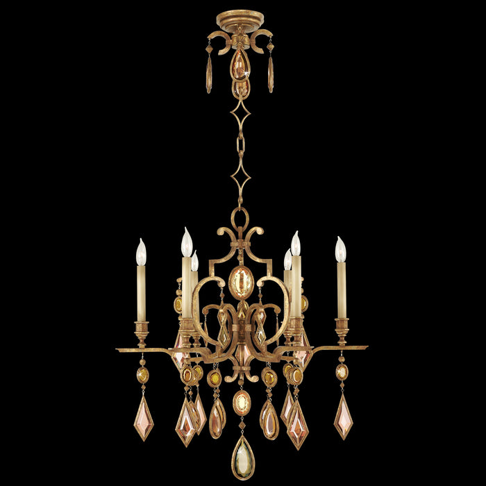 Fine Art 729640-1ST Six Light Chandelier, Gold
