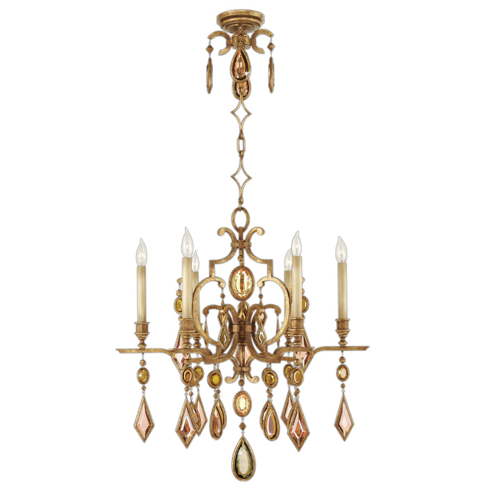 Fine Art 729640-1ST Six Light Chandelier, Gold