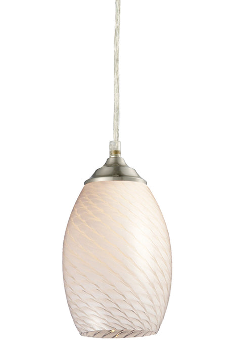 Z-Lite 131W-BN One Light Pendant, Brushed Nickel
