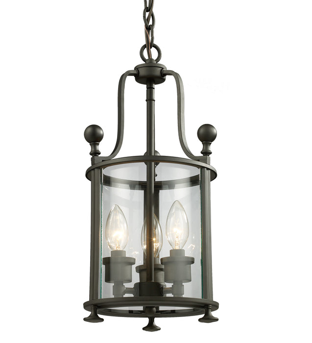 Z-Lite 135-3 Three Light Chandelier, Bronze