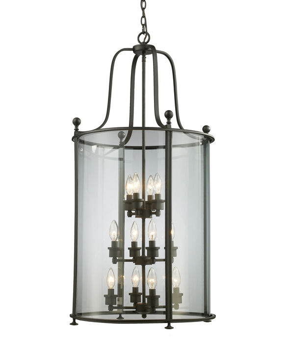Z-Lite 135-12 12 Light Chandelier, Bronze