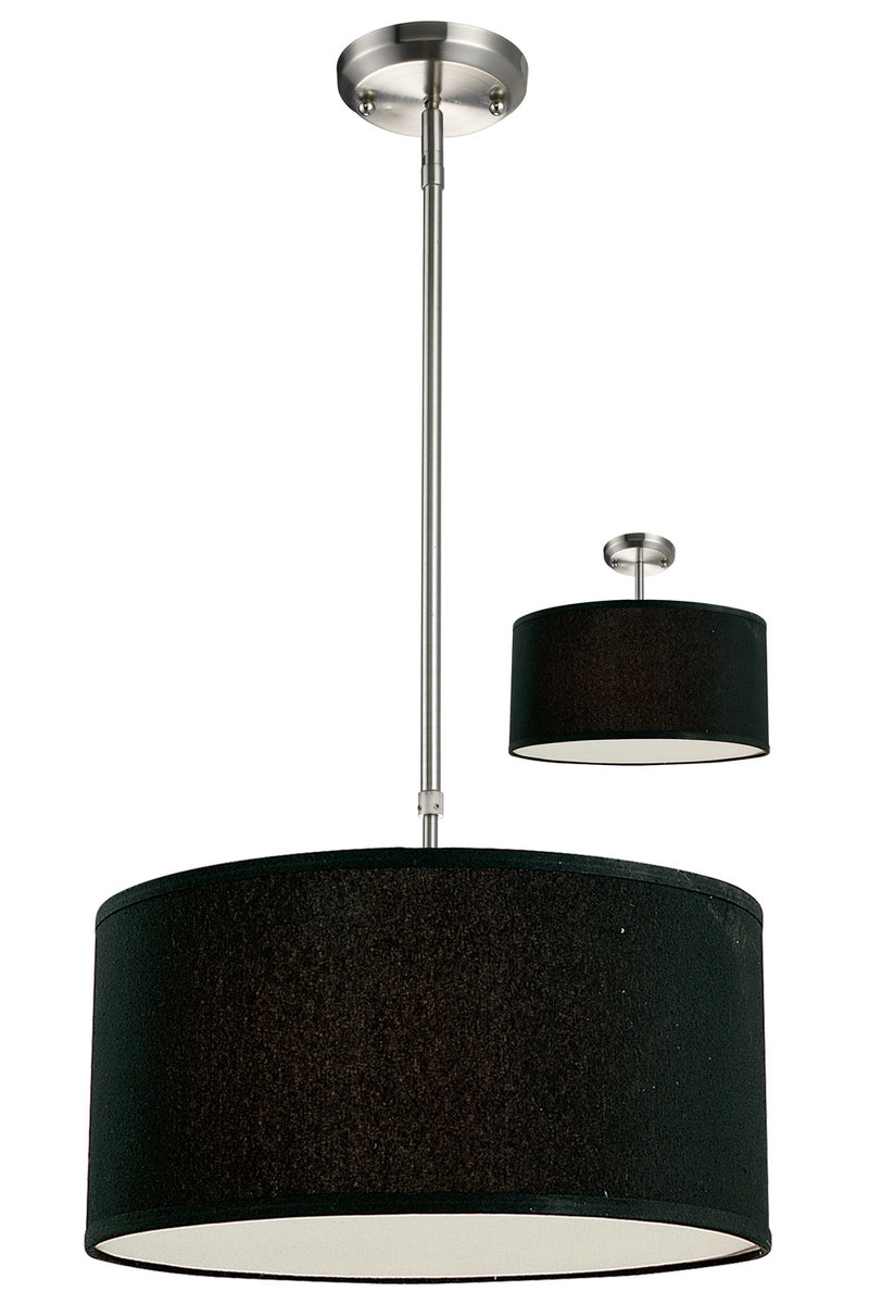 Z-Lite 171-16B-C Three Light Pendant, Brushed Nickel