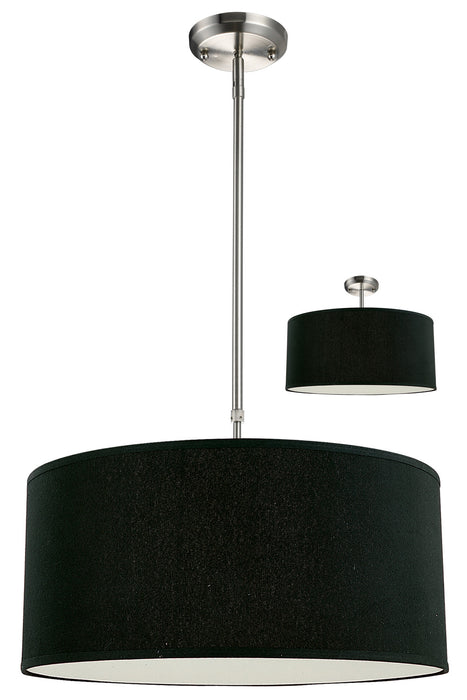 Z-Lite 171-20B-C Three Light Pendant, Brushed Nickel
