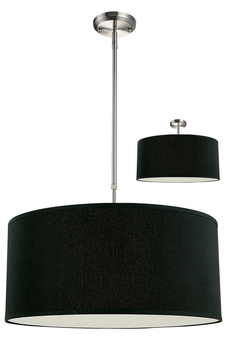 Z-Lite 171-24B-C Three Light Pendant, Brushed Nickel