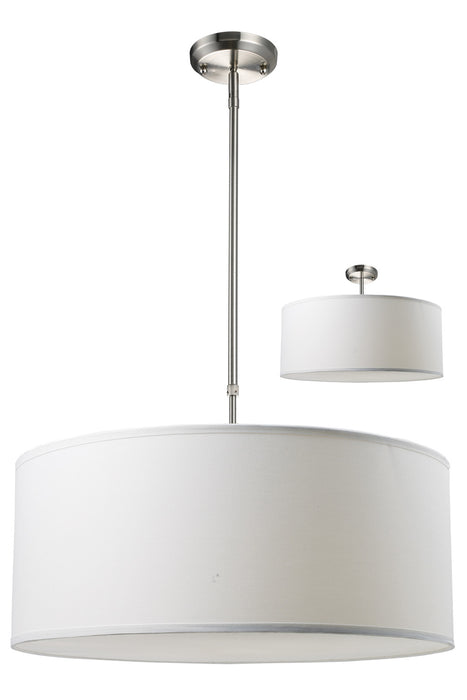 Z-Lite 171-24W-C Three Light Pendant, Brushed Nickel