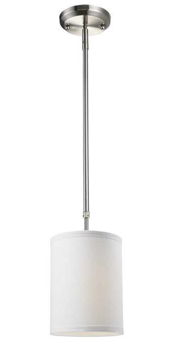 Z-Lite 171-6W One Light Pendant, Brushed Nickel