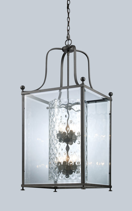 Z-Lite 177-8 Eight Light Chandelier, Bronze