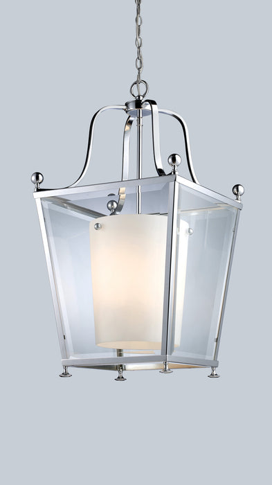 Z-Lite 178-4 Four Light Chandelier, Chrome