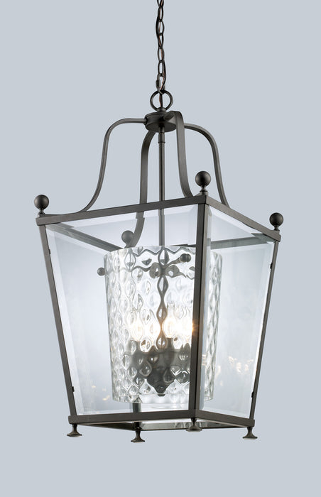 Z-Lite 179-3 Three Light Pendant, Bronze