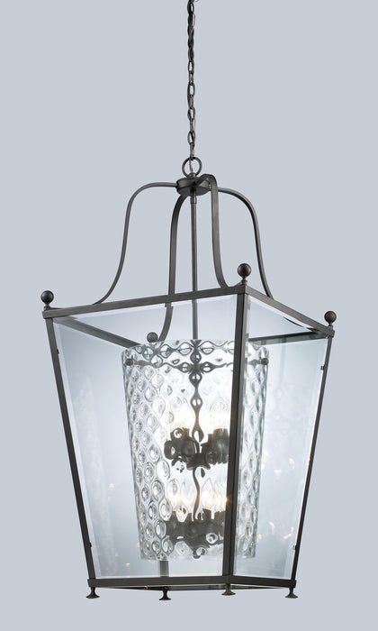 Z-Lite 179-8 Eight Light Chandelier, Bronze
