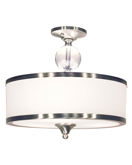 Z-Lite 308SF-BN Three Light Semi Flush Mount, Brushed Nickel