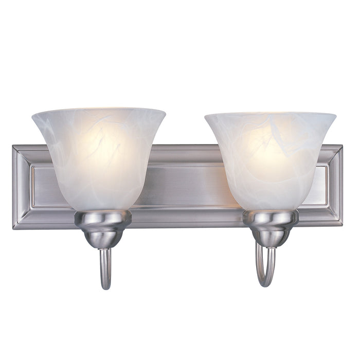 Z-Lite 311-2V-BN Two Light Vanity, Brushed Nickel