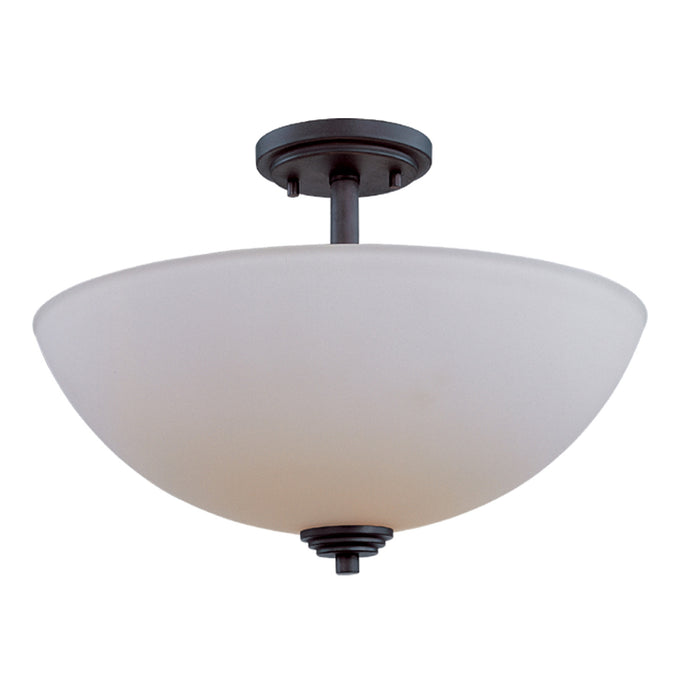 Z-Lite 314SF-BRZ Three Light Semi Flush Mount, Bronze