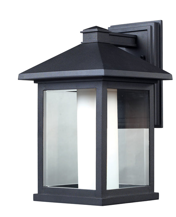 Z-Lite 523B One Light Outdoor Wall Mount, Black