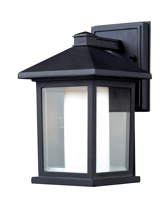 Z-Lite 523S One Light Outdoor Wall Light, Black