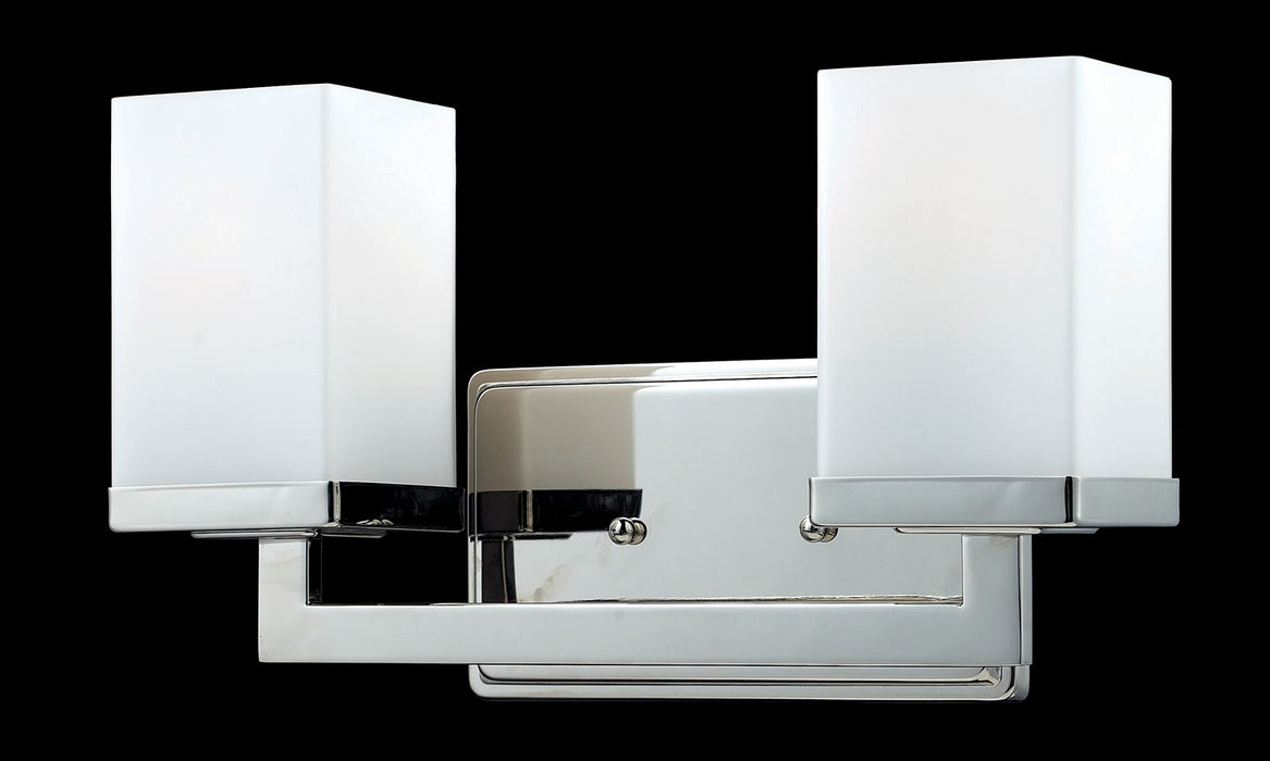 Z-Lite 1901-2V Two Light Vanity, Chrome