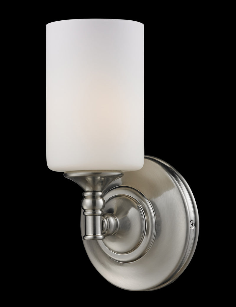 Z-Lite 2102-1S One Light Wall Sconce, Brushed Nickel