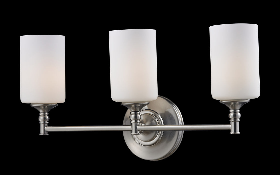 Z-Lite 2102-3V Three Light Vanity, Brushed Nickel