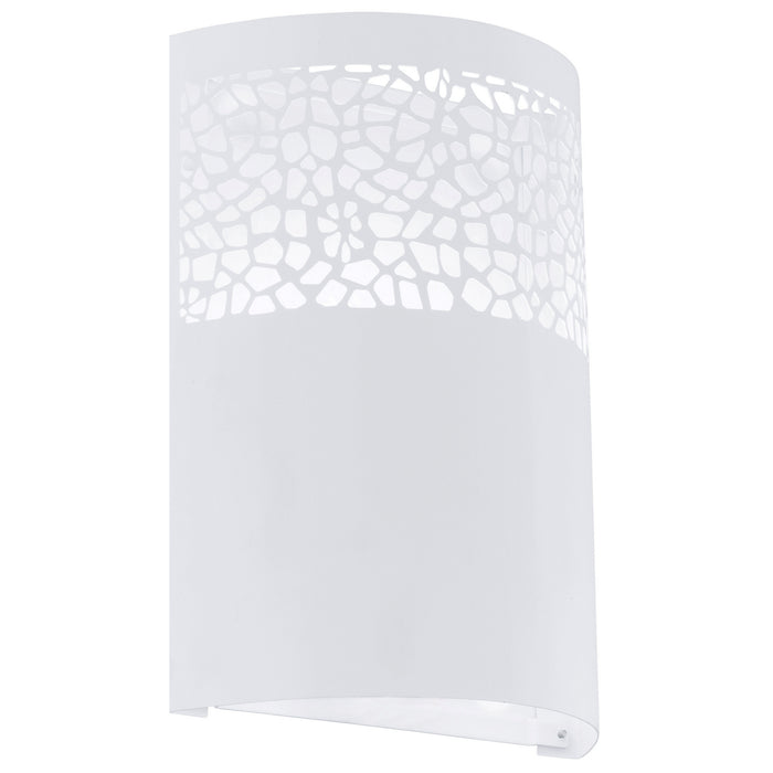 Eglo USA 91416A One Light Wall Sconce, White