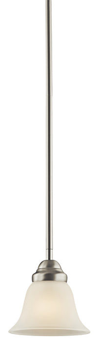 Kichler 2693NI One Light Mini Pendant, Brushed Nickel