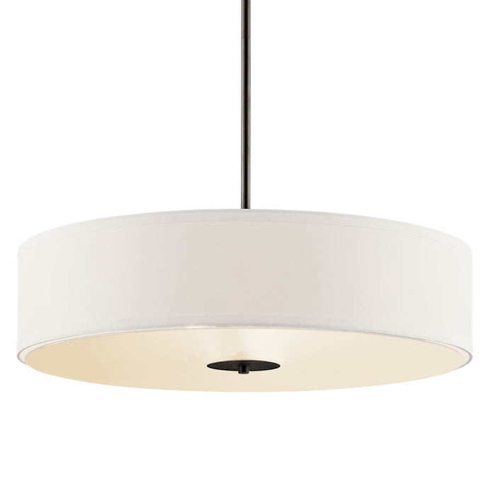 Kichler 42122OZ Three Light Pendant/Semi Flush, Olde Bronze