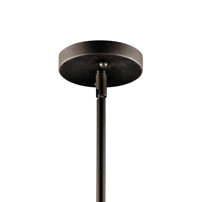 Kichler 42122OZ Three Light Pendant/Semi Flush, Olde Bronze