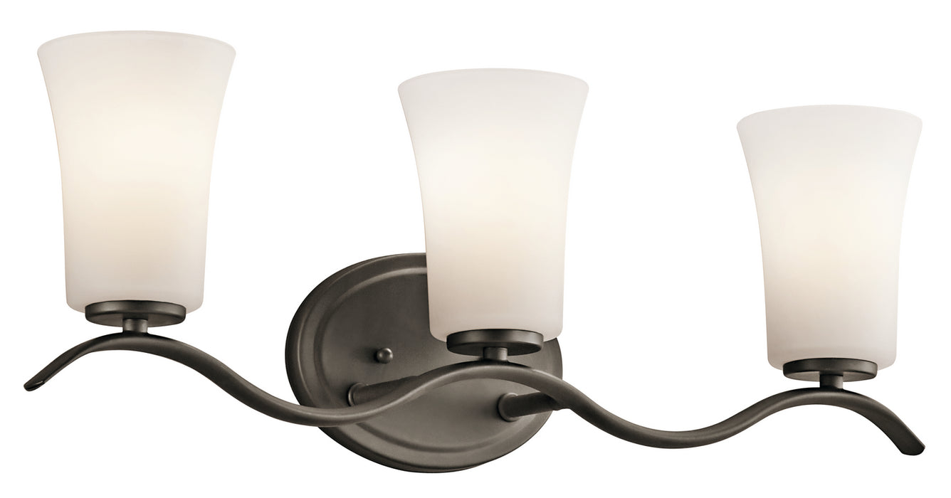 Kichler 45376OZ Three Light Bath, Olde Bronze