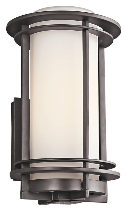 Kichler 49345AZ One Light Outdoor Wall Mount, Architectural Bronze