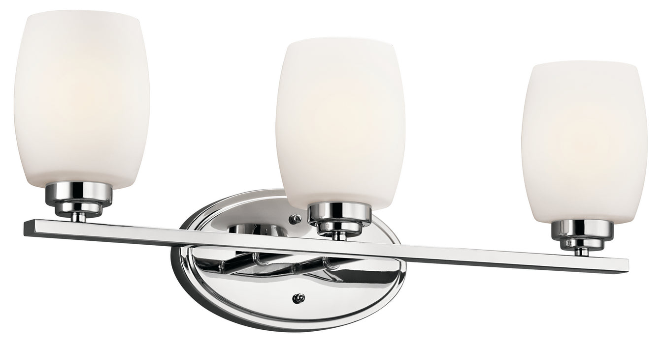 Kichler 5098CH Three Light Bath, Chrome