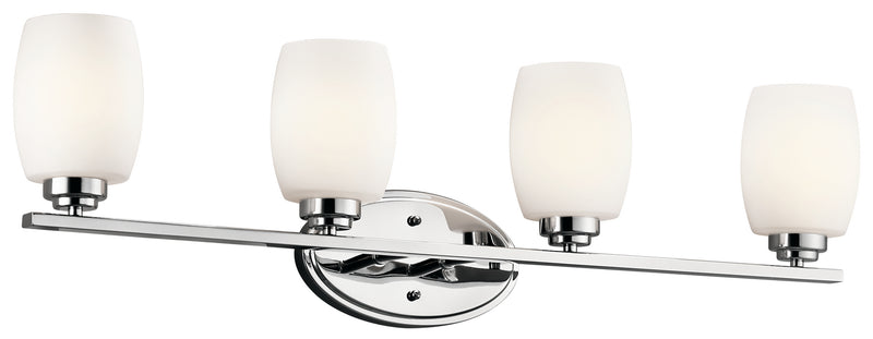 Kichler 5099CH Four Light Bath, Chrome