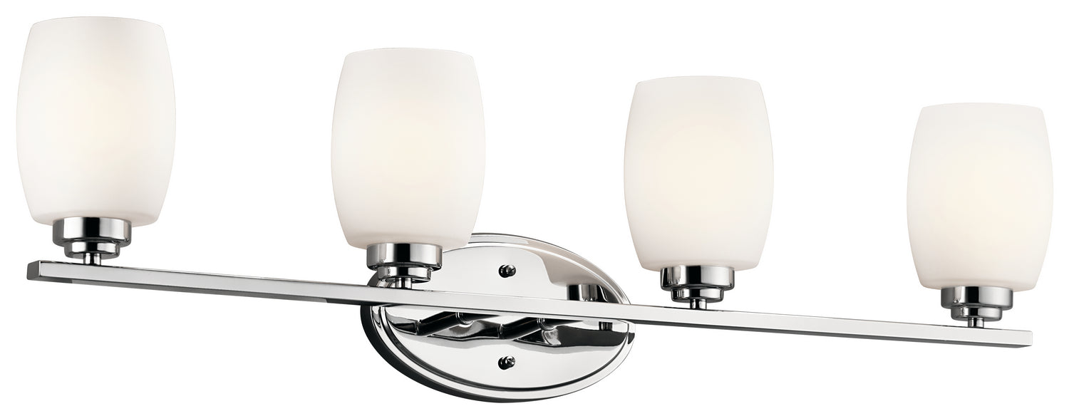 Kichler 5099CH Four Light Bath, Chrome