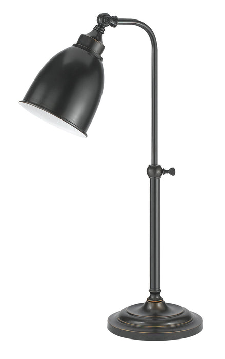 Cal Lighting BO-2032TB-DB One Light Table Lamp, Dark Bronze