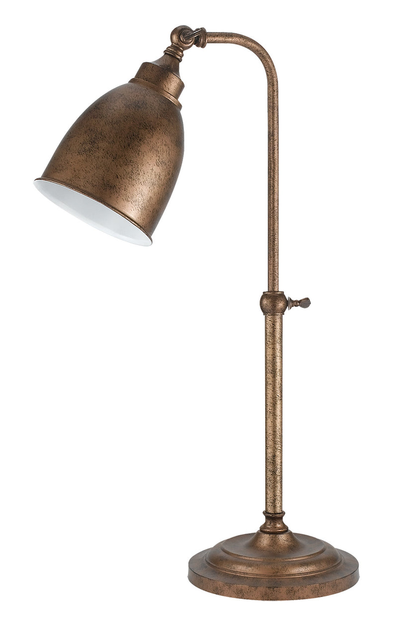 Cal Lighting BO-2032TB-RU One Light Table Lamp, Rust