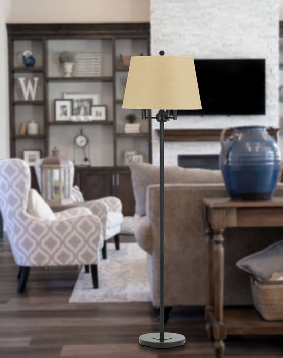 Cal Lighting BO-2077-6WY-DB Four Light Floor Lamp, Dark Bronze
