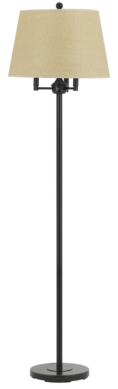 Cal Lighting BO-2077-6WY-DB Four Light Floor Lamp, Dark Bronze
