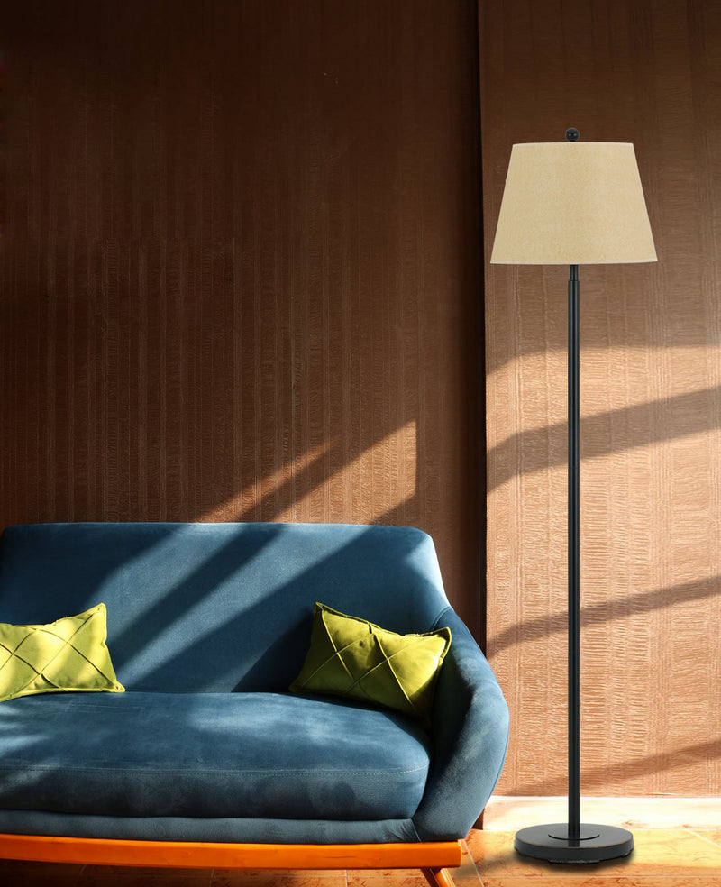 Cal Lighting BO-2077FL-DB One Light Floor Lamp, Dark Bronze