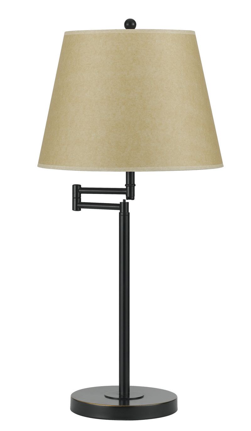 Cal Lighting BO-2077TB-DB One Light Table Lamp, Dark Bronze