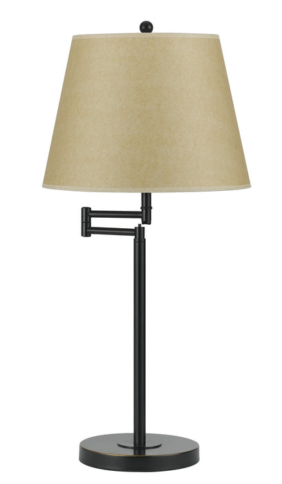 Cal Lighting BO-2077TB-DB One Light Table Lamp, Dark Bronze