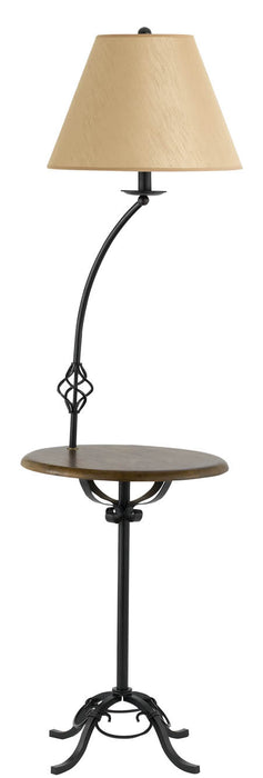 Cal Lighting BO-2095FL One Light Floor Lamp, Cherry