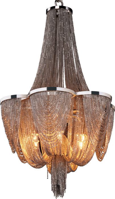 Maxim 21464NKPN LED Chandelier, Polished Nickel