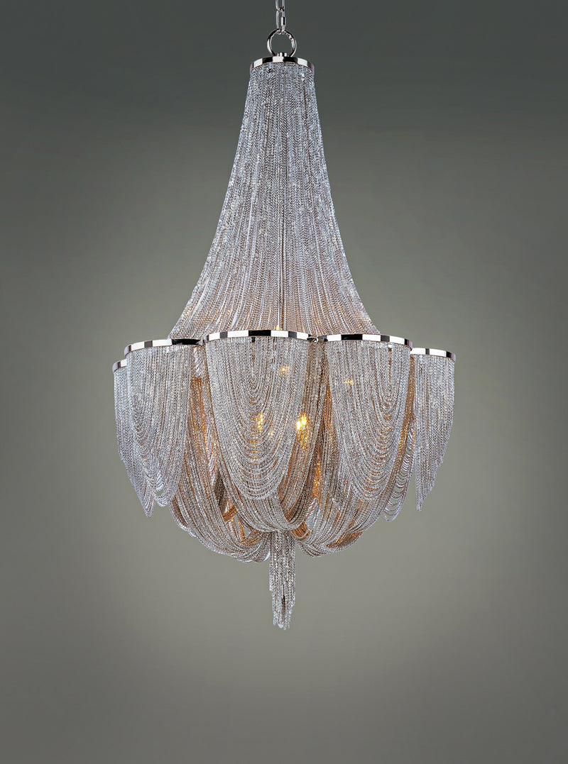 Maxim 21465NKPN LED Chandelier, Polished Nickel