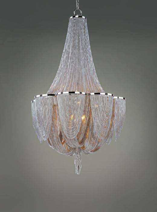 Maxim 21465NKPN LED Chandelier, Polished Nickel