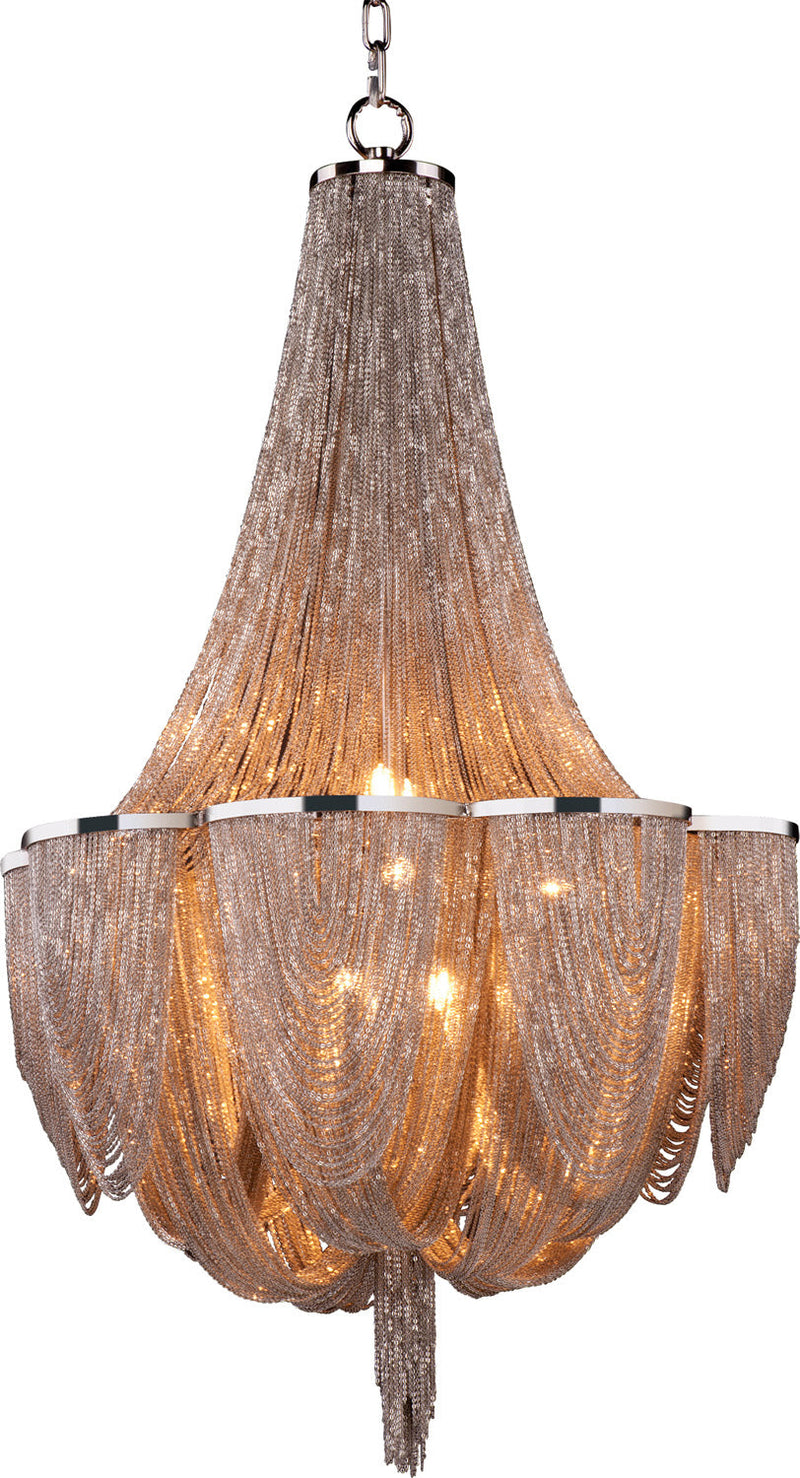 Maxim 21465NKPN LED Chandelier, Polished Nickel (Display - Final Sale)