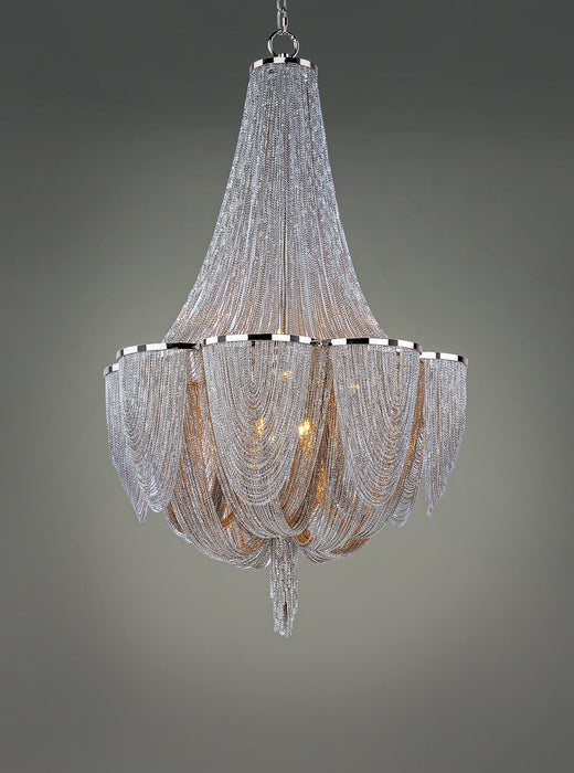 Maxim 21466NKPN 12 Light Chandelier, Polished Nickel