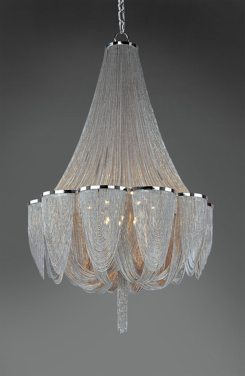 Maxim 21467NKPN LED Chandelier, Polished Nickel