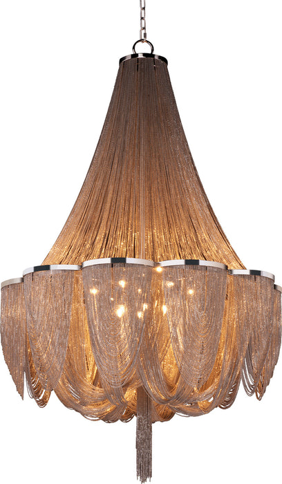 Maxim 21467NKPN LED Chandelier, Polished Nickel