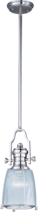 Maxim 25002CLSN One Light Pendant, Satin Nickel
